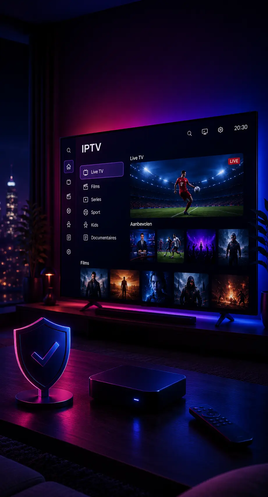 IPTV Nederland op Smart TV - Dutch IPTV abonnement