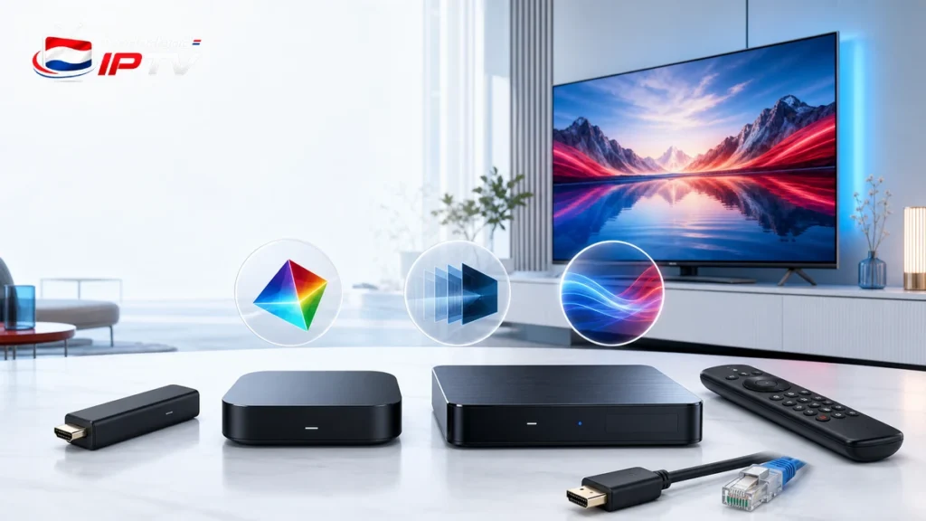 Beste IPTV apparaat 4K met televisie, streamingstick, streamingbox, HDMI, Ethernet en HDR