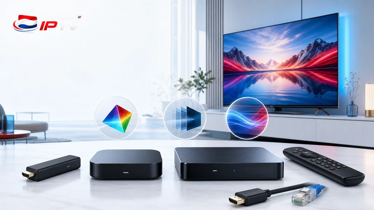 Beste IPTV apparaat 4K met televisie, streamingstick, streamingbox, HDMI, Ethernet en HDR