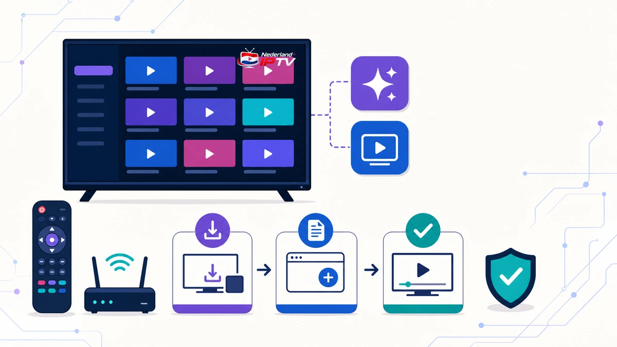 Flix IPTV instellen op een Smart TV met veilige checklist