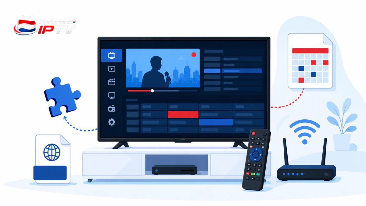 Kodi IPTV instellen met televisie, PVR IPTV Simple Client, M3U-playlist, EPG en afstandsbediening