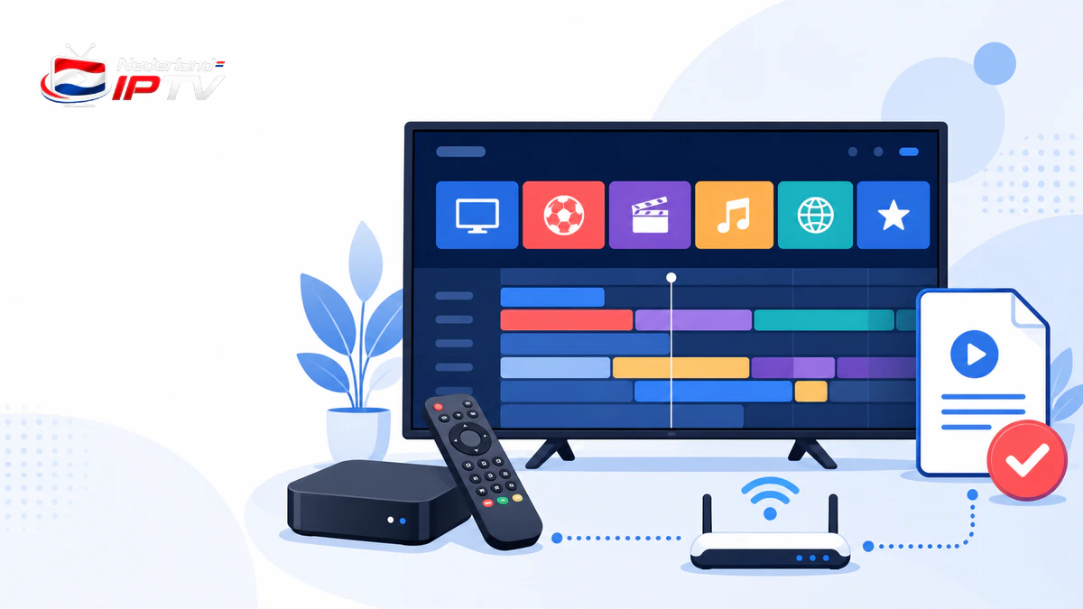 OTT Navigator installeren op Android TV met playlist, EPG, afstandsbediening en netwerkcontrole