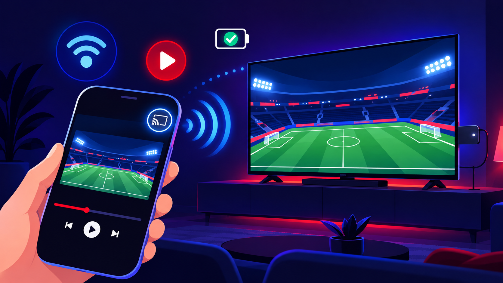 IPTV casten van smartphone naar tv via Chromecast en AirPlay